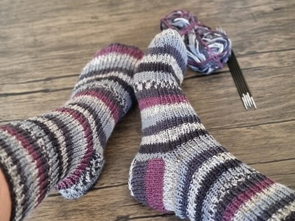 Kostenlose Strickanleitung F R Kuschelsocken