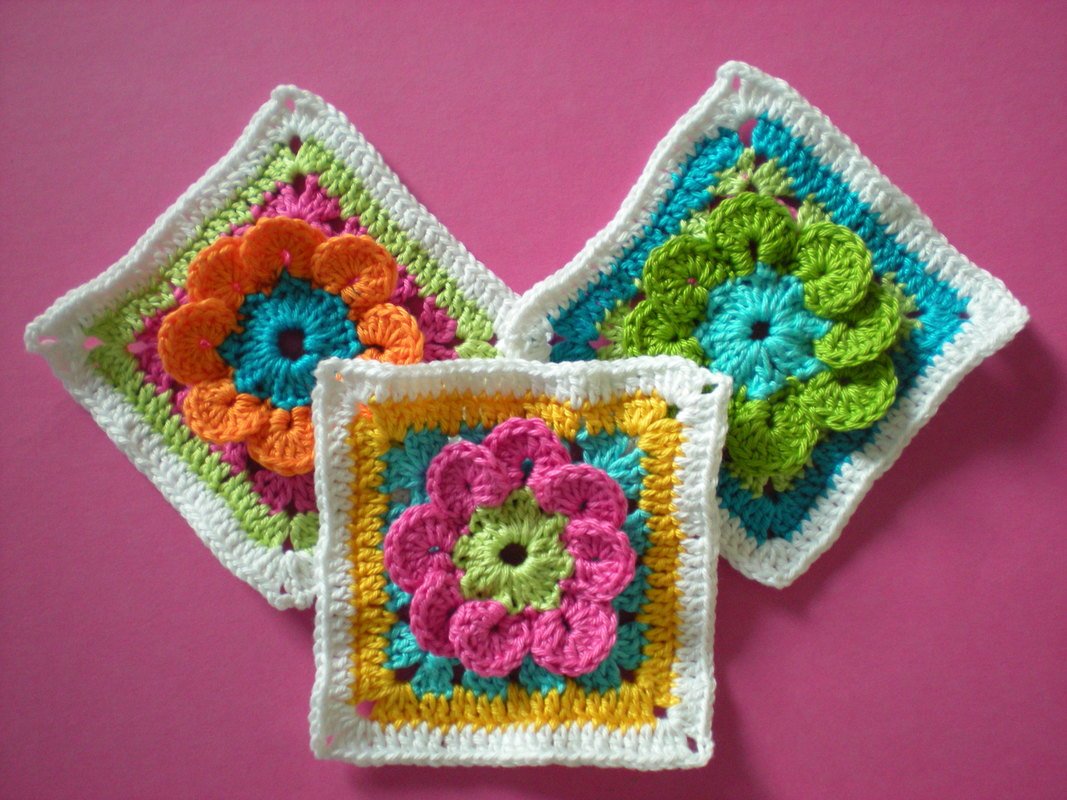 Häkelanleitung Granny Square 3 e book Fotos und Abbildungen