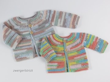 Anleitungen zum Babyjacken häkeln crazypatterns net