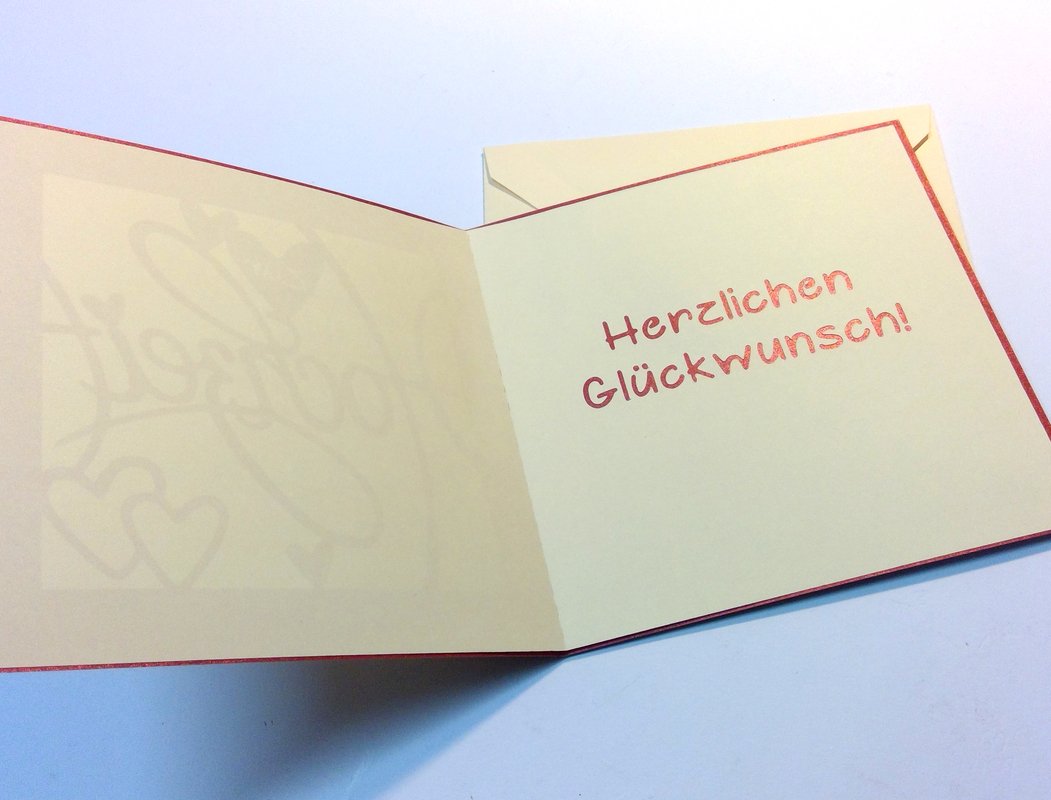 Faltkarte Hochzeit Plotterdatei SVG DXF FCM Fotos Und Abbildungen