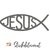 Religiöse Stickdatei, Fisch Stickdatei, digitale Stickvorlage Jesus