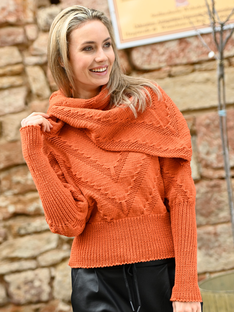 Strickanleitung Pullover Und Dreiecktuch