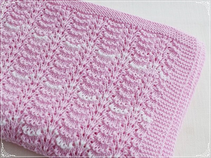 Blog-Inhaltsbild für 'Babydecke "Little Princess" für den Sommer - Gratis Strickanleitung'