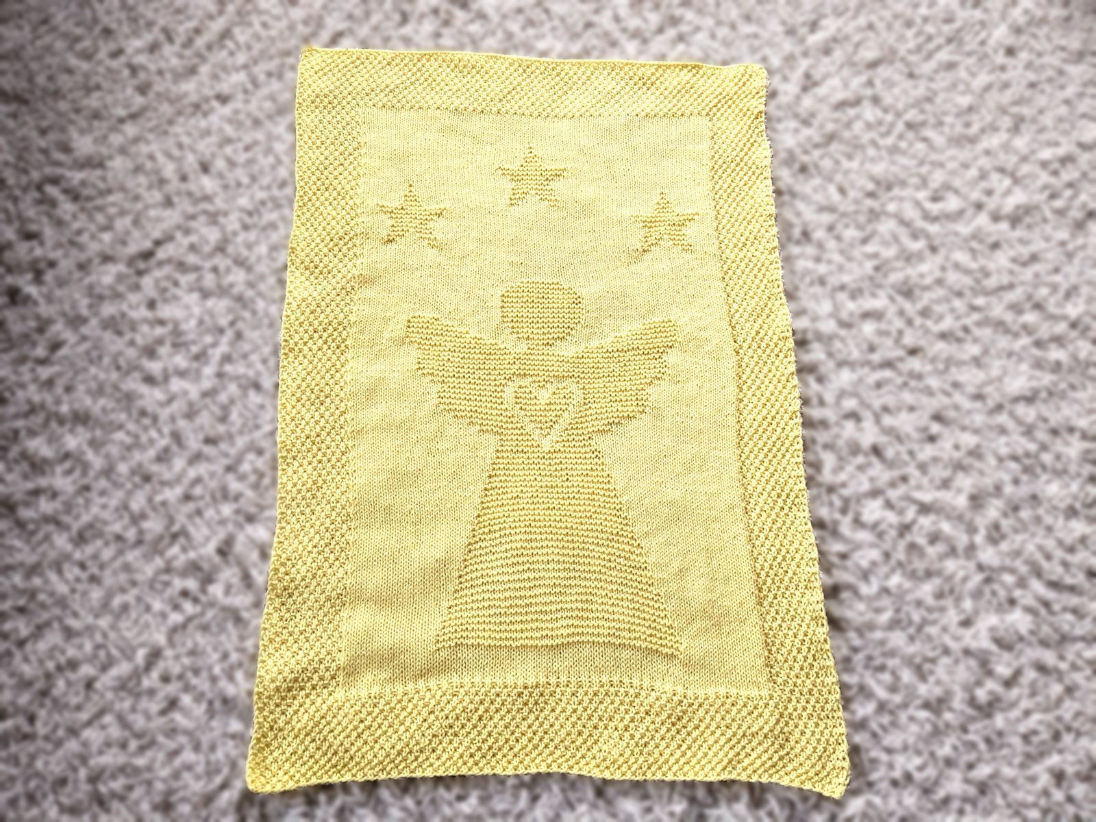 Blog-Inhaltsbild für 'Knitting pattern "Guardian Angel Blanket"'