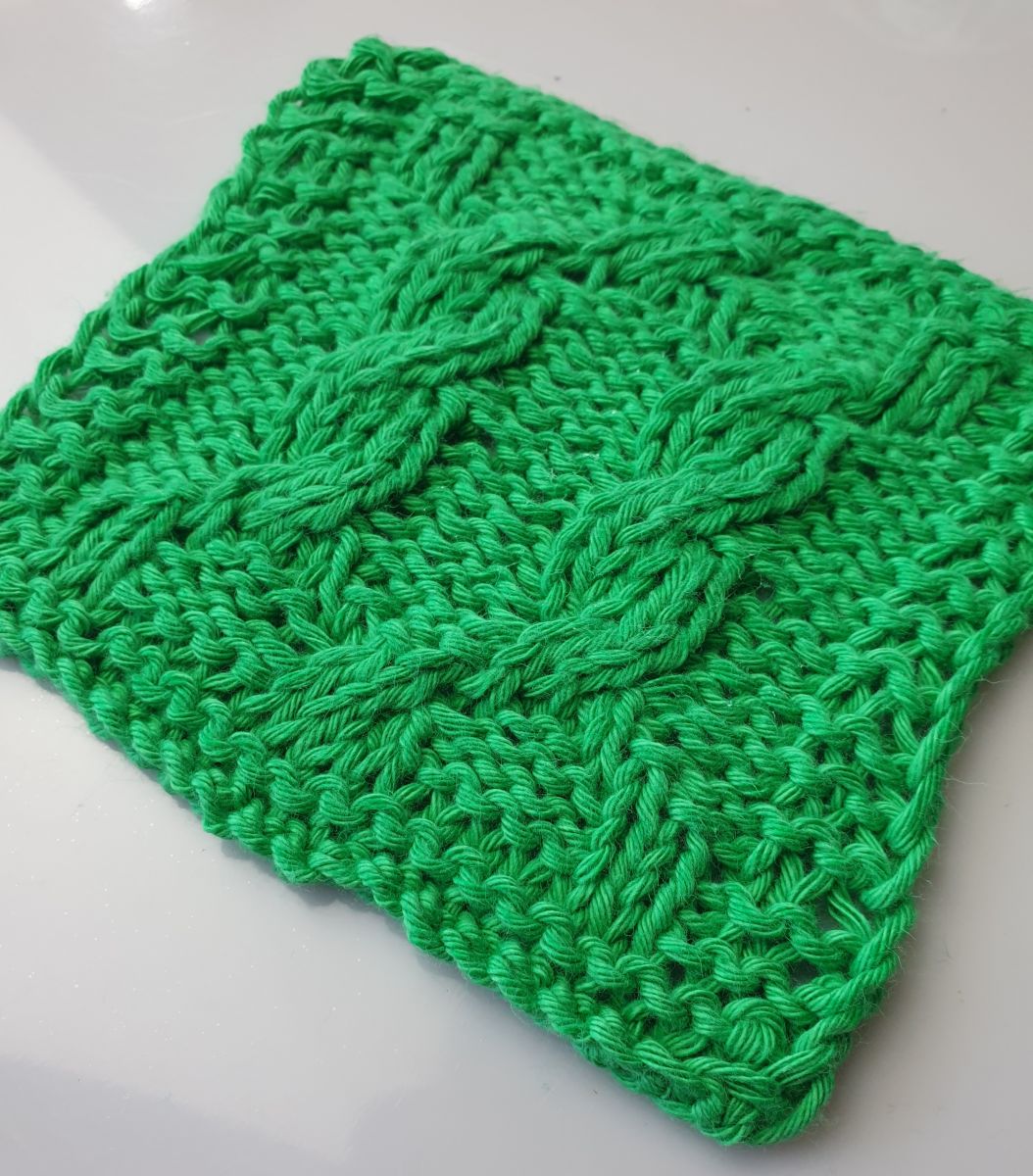 Blog content image for 'Free Knitting Pattern for Patchwork Blanket patches 26 - 30'