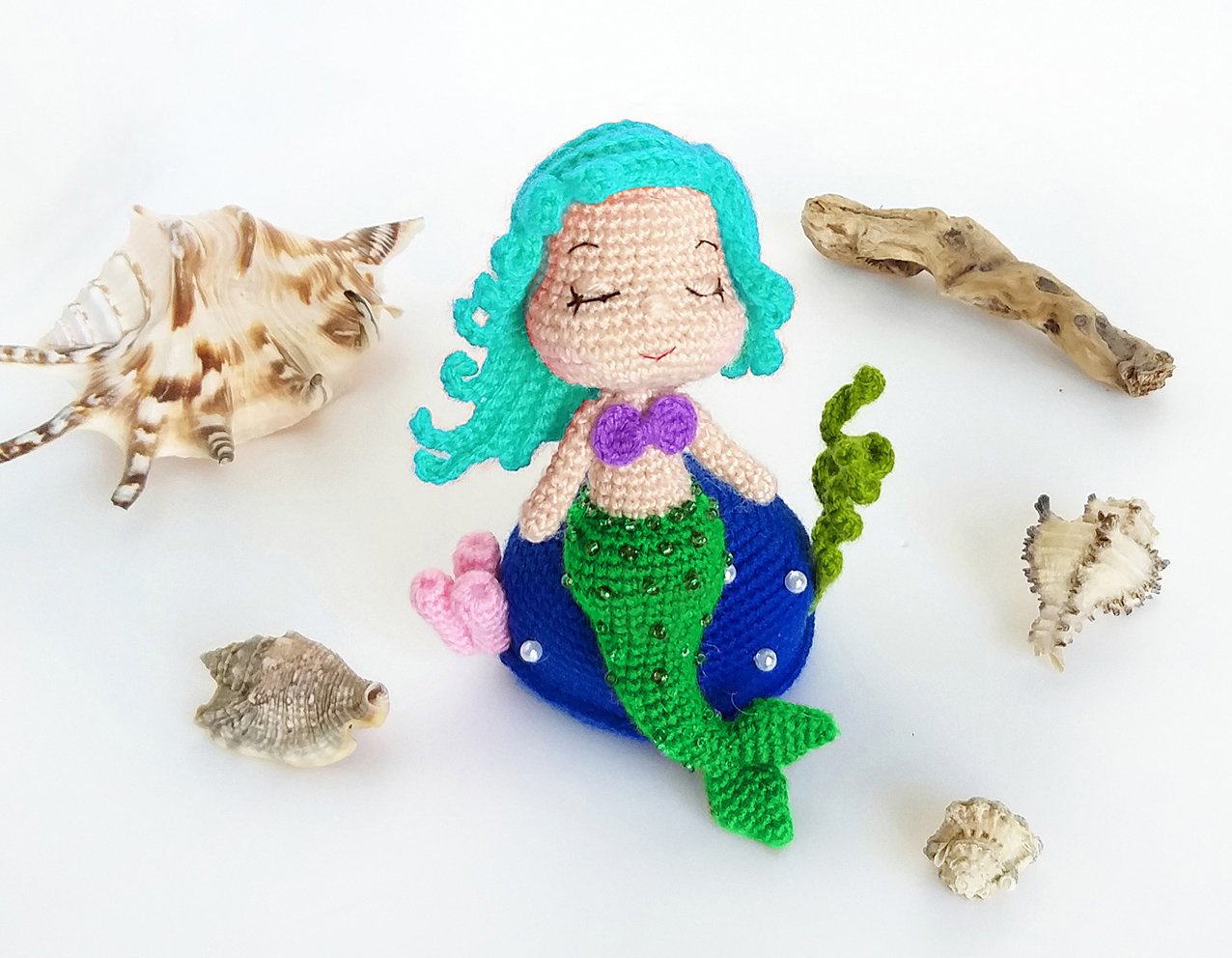 MERMAID CROCHET HOOK SET – INCLUDES 9 PIECES —  - Yarns, Patterns  and Accessories