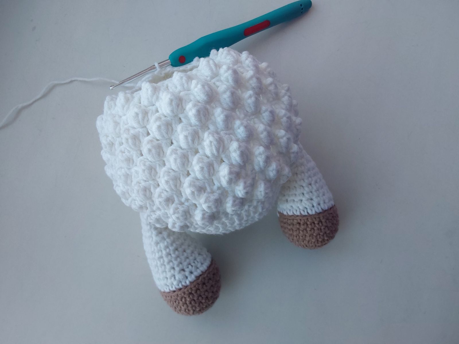 Blog content image for 'Free Crochet Pattern for Sheep Amigurumi'