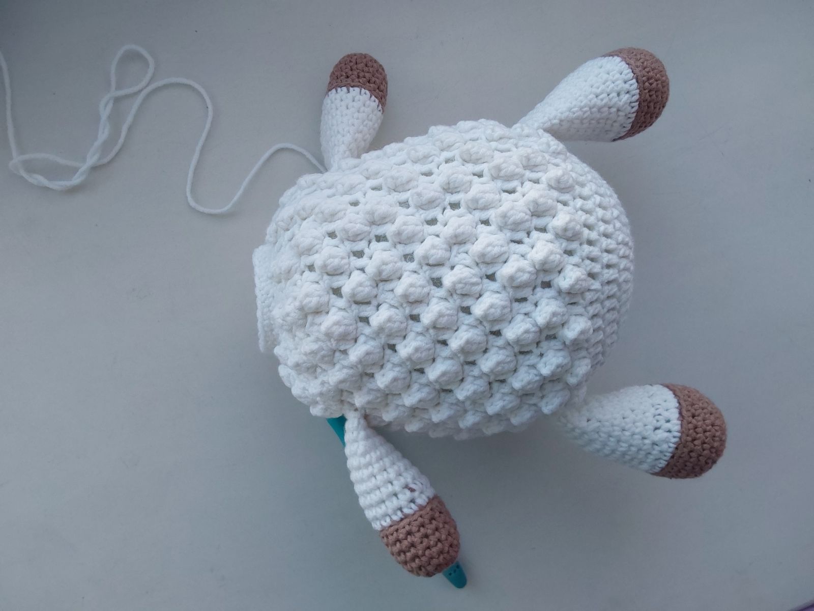 Blog content image for 'Free Crochet Pattern for Sheep Amigurumi'