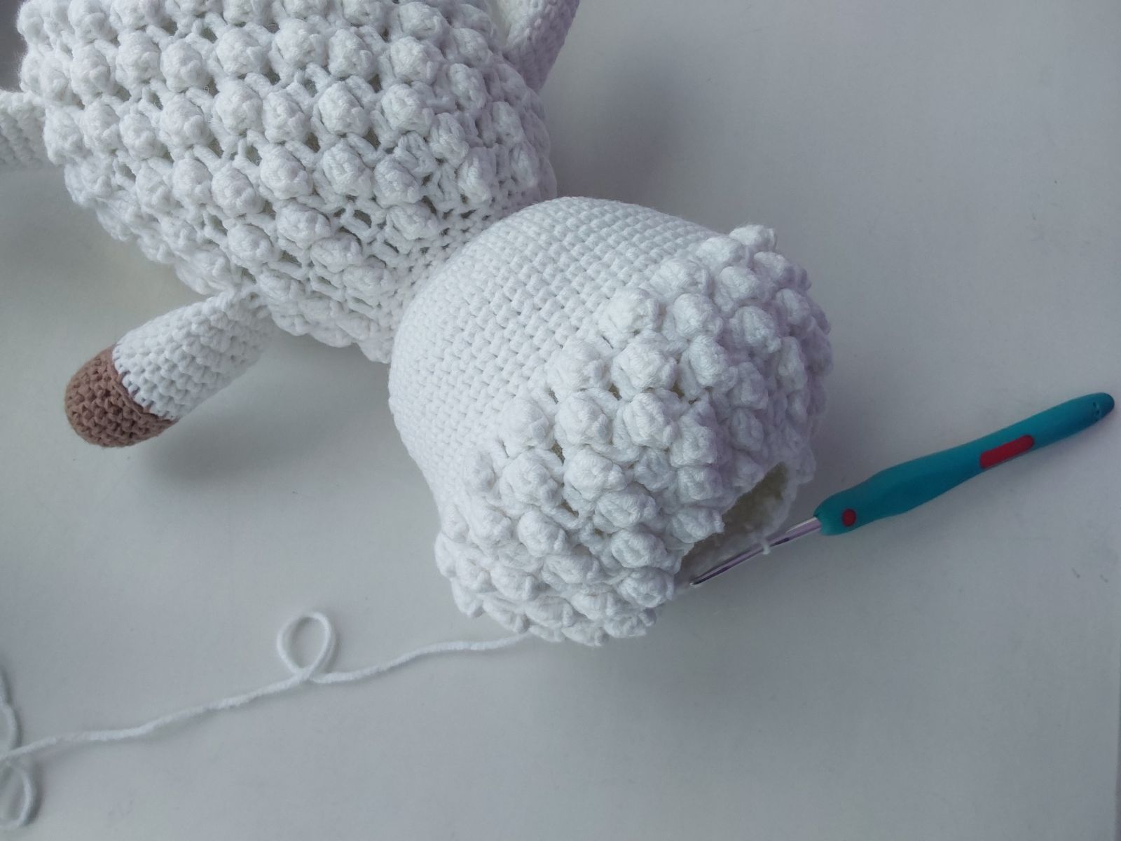 Blog content image for 'Free Crochet Pattern for Sheep Amigurumi'