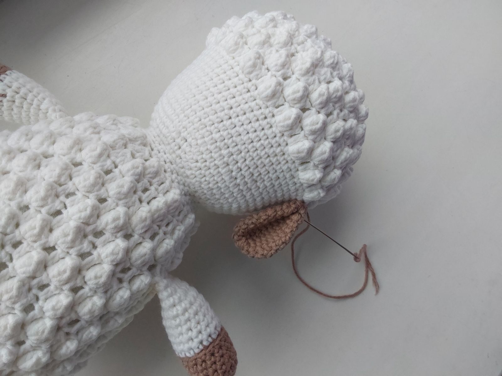 Blog content image for 'Free Crochet Pattern for Sheep Amigurumi'