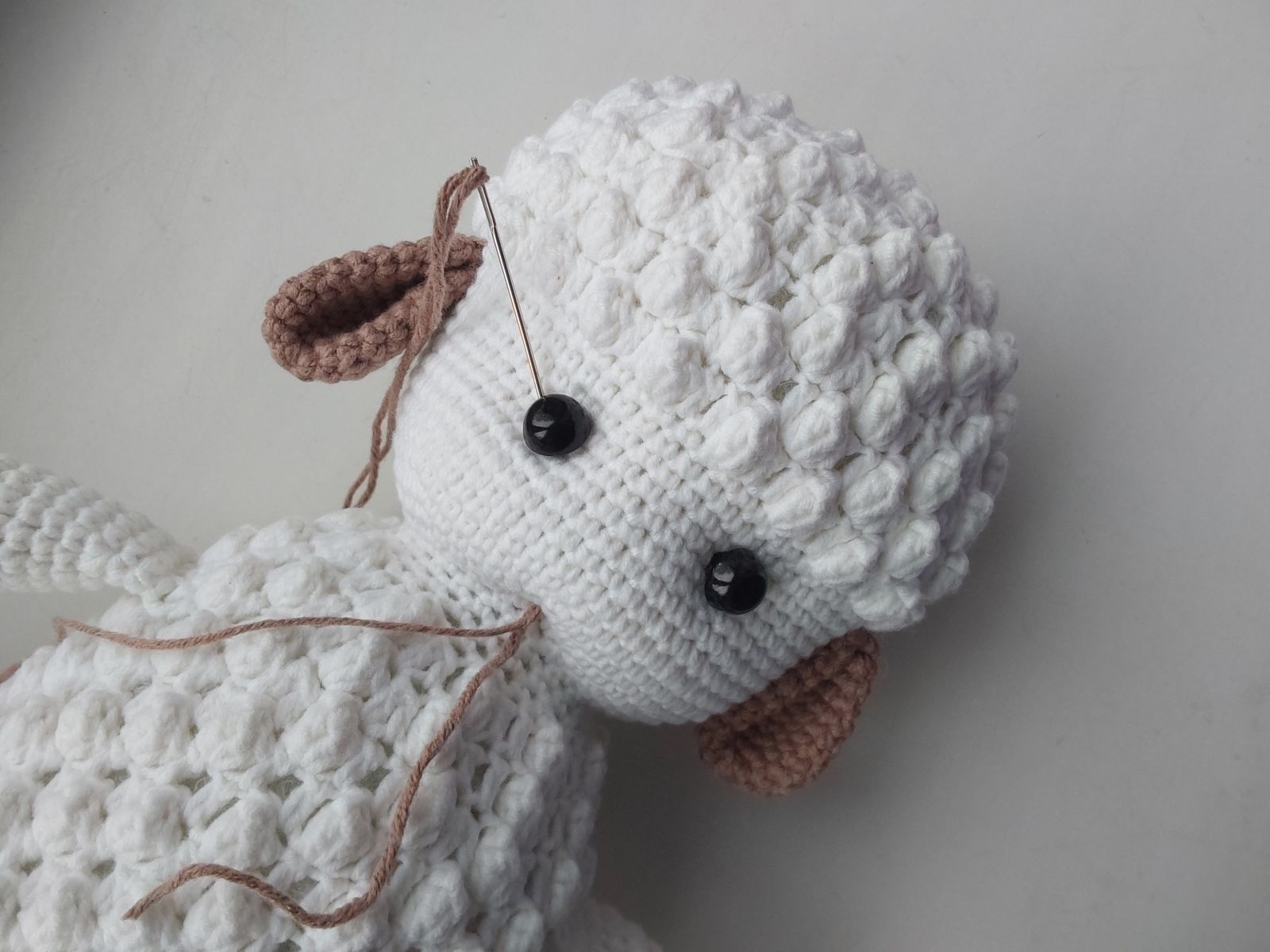 Blog content image for 'Free Crochet Pattern for Sheep Amigurumi'