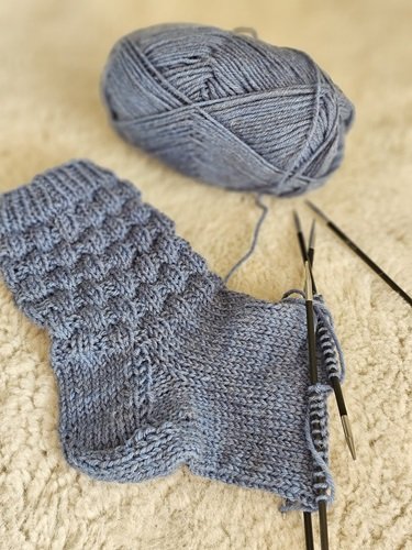 Blog-Inhaltsbild für 'Kostenlose Strickanleitung für Socken'