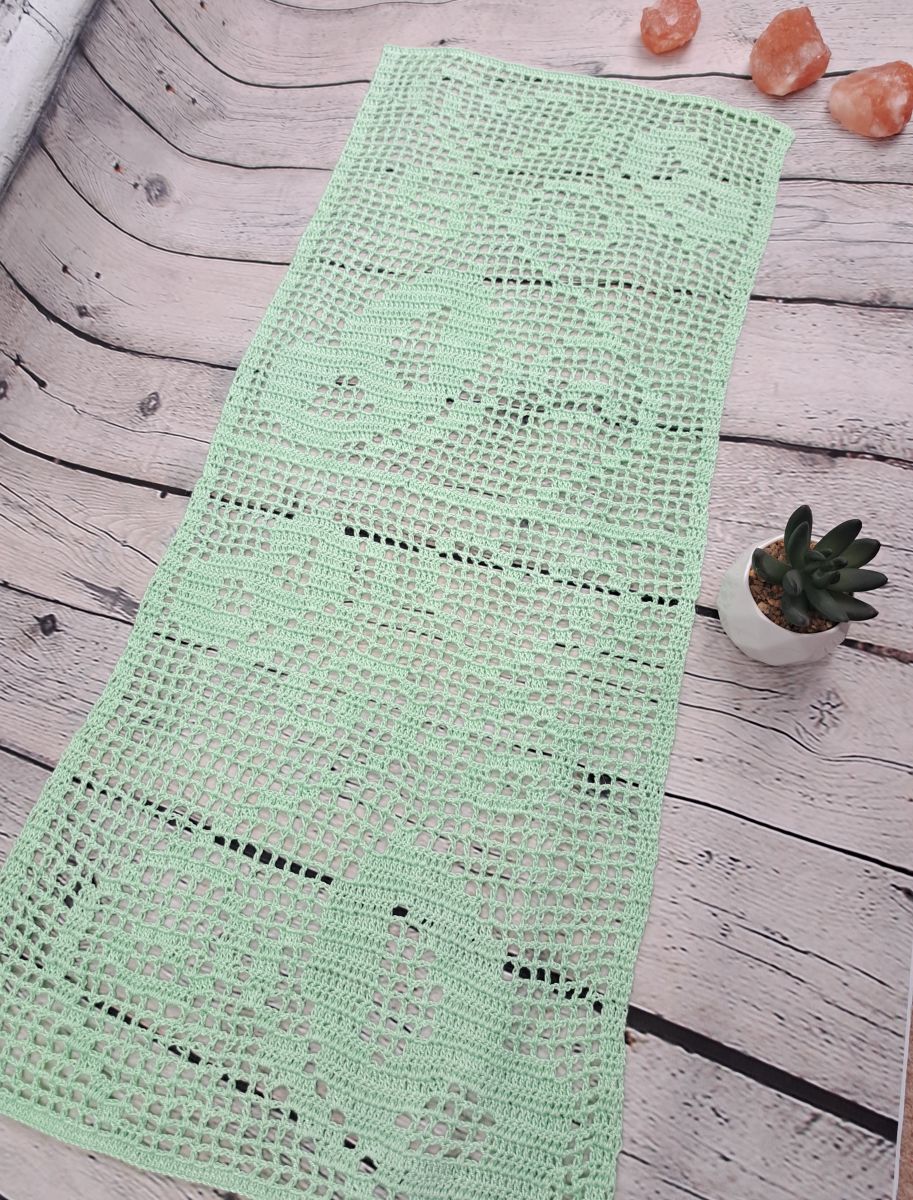 Blog content image for 'Free Crochet Pattern for a Butterfly Table Runner'