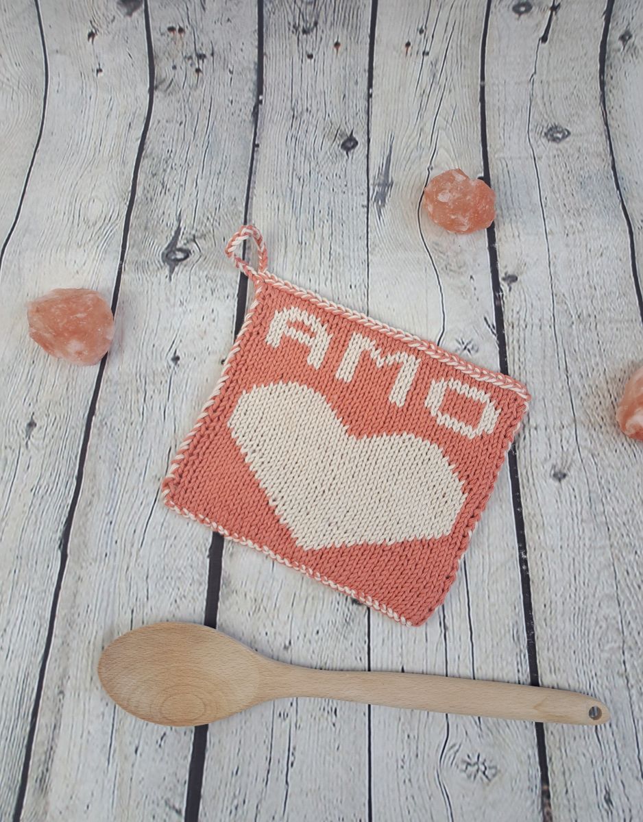 Blog-Inhaltsbild für 'Free Knitting Pattern Oma / Omi Potholder'