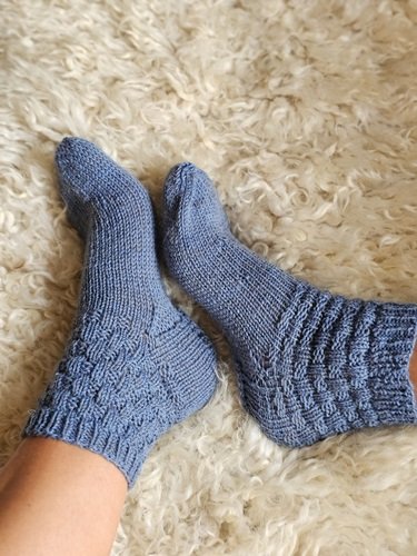 Blog-Inhaltsbild für 'Kostenlose Strickanleitung für Socken'