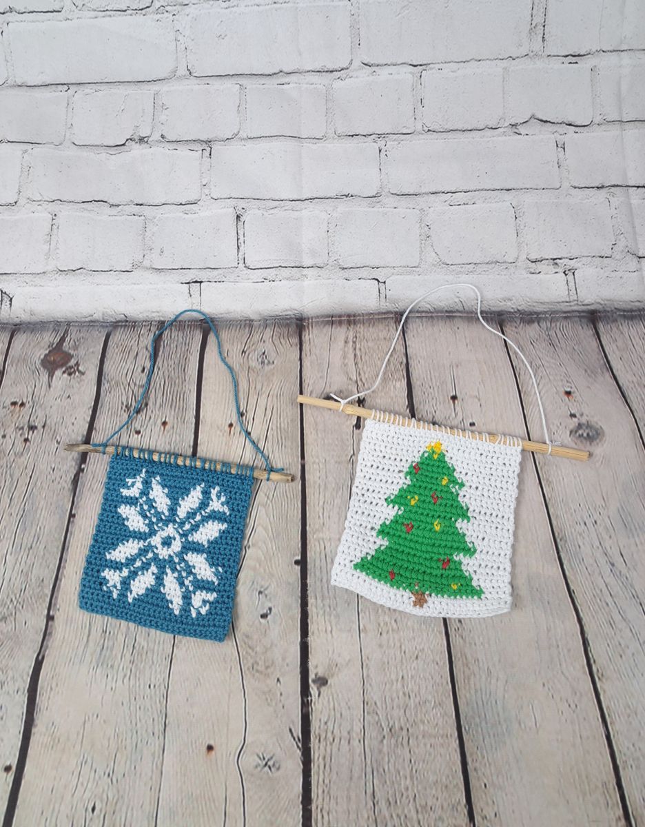 Blog content image for 'Crochet Your Own Festive Wall Decoration – Free Crochet Pattern'