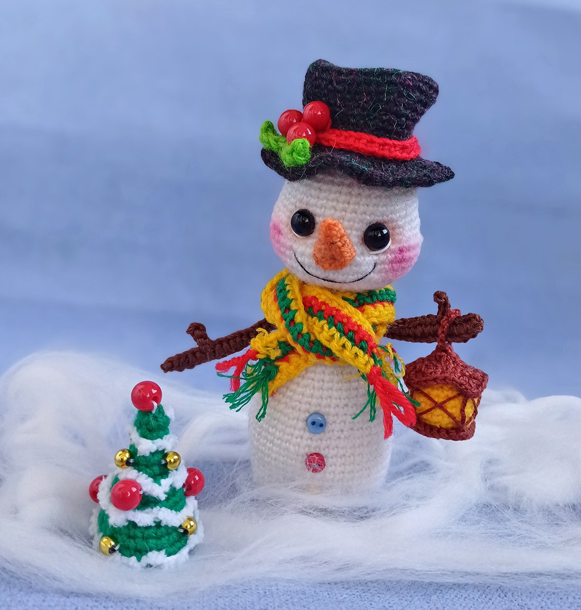 Blog content image for 'Snowman with a lantern'