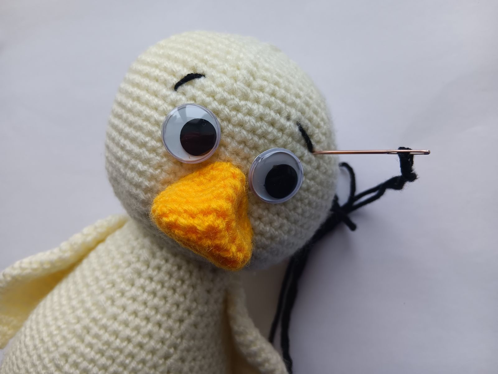 Blog-Inhaltsbild für 'Ente häkeln. Kostenlose Häkelanleitung'