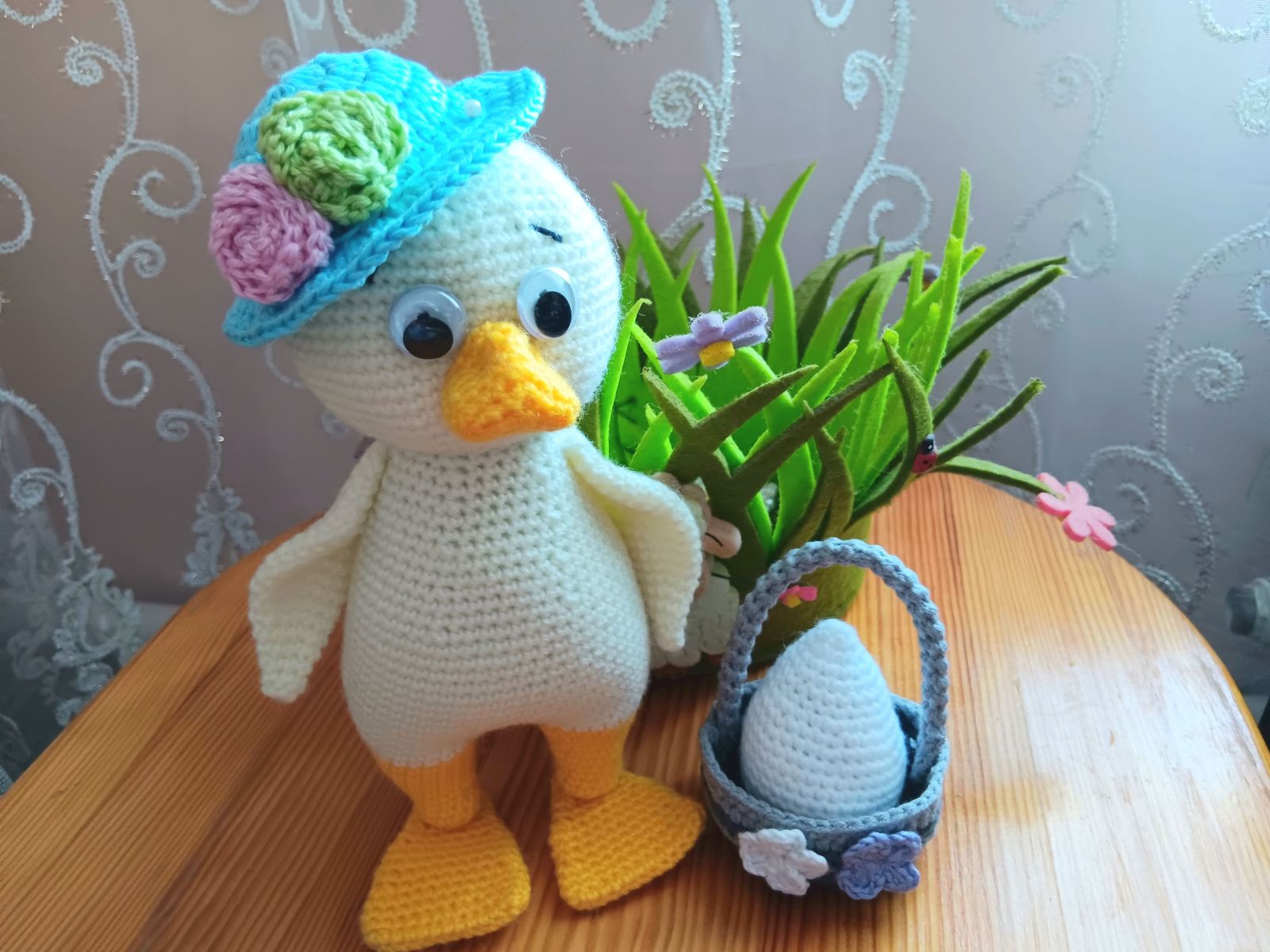 Blog-Inhaltsbild für 'Ente häkeln. Kostenlose Häkelanleitung'