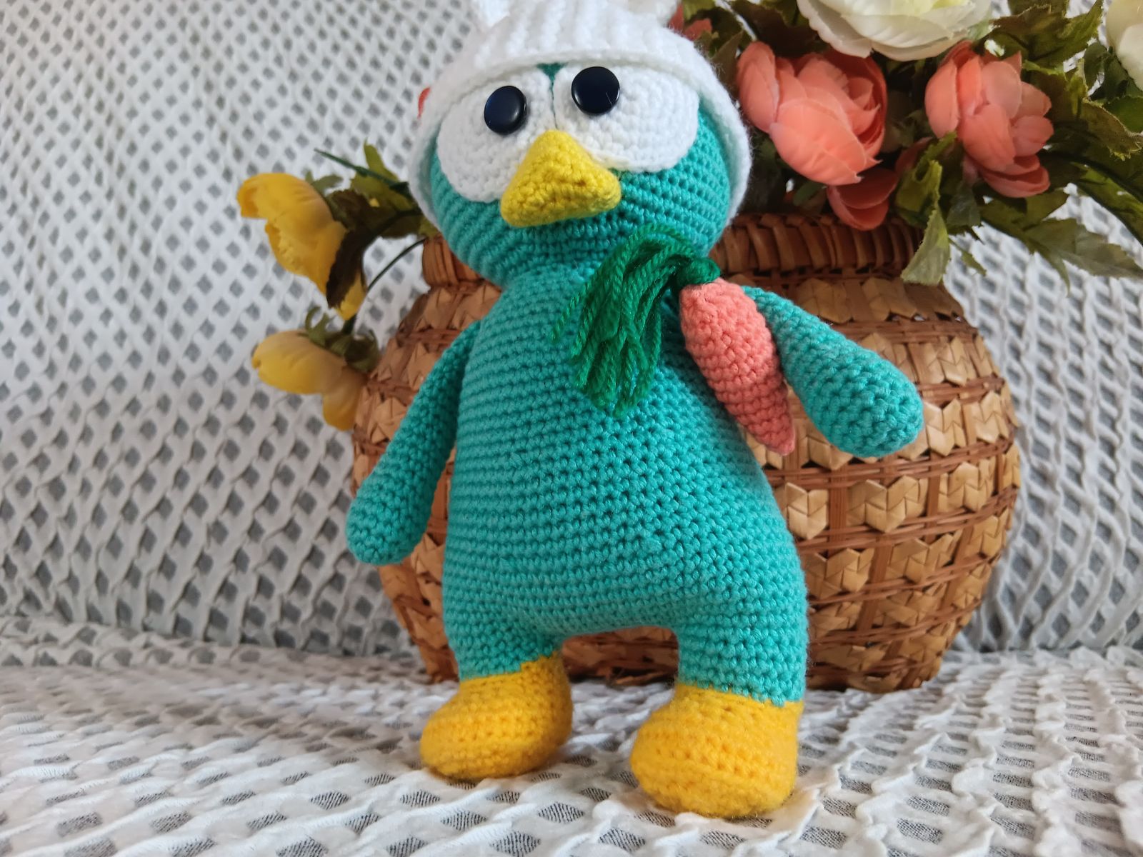 Blog-Inhaltsbild für 'Hase häkeln. Kostenlose Häkelanleitung'