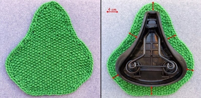 Blog-Inhaltsbild für 'Filzbezug für Fahrradsattel - weich, warm, bequem - Kostenlose Anleitung'