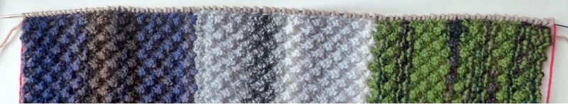 Blog-Inhaltsbild für 'Dornröschen-Patchwork-Decke aus Wollresten - Kostenlose Strickanleitung'