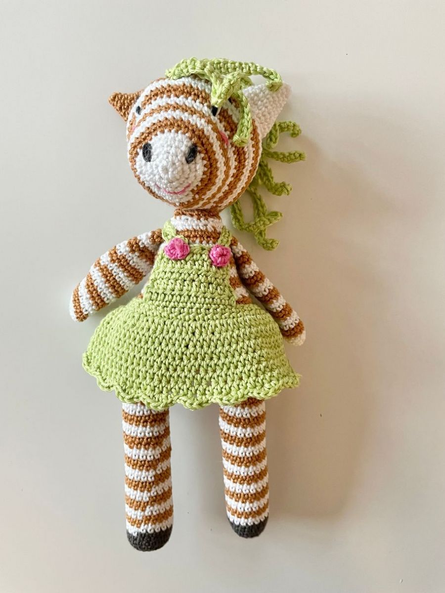 Blog-Inhaltsbild für 'Einsteigerfreundliche Amigurumi-Anleitung: Süßes Zebra selbst gemacht'