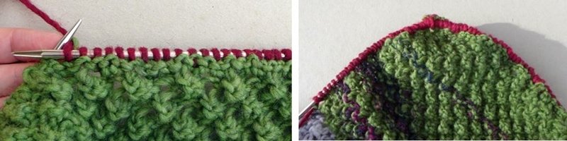 Blog-Inhaltsbild für 'Dornröschen-Patchwork-Decke aus Wollresten - Kostenlose Strickanleitung'