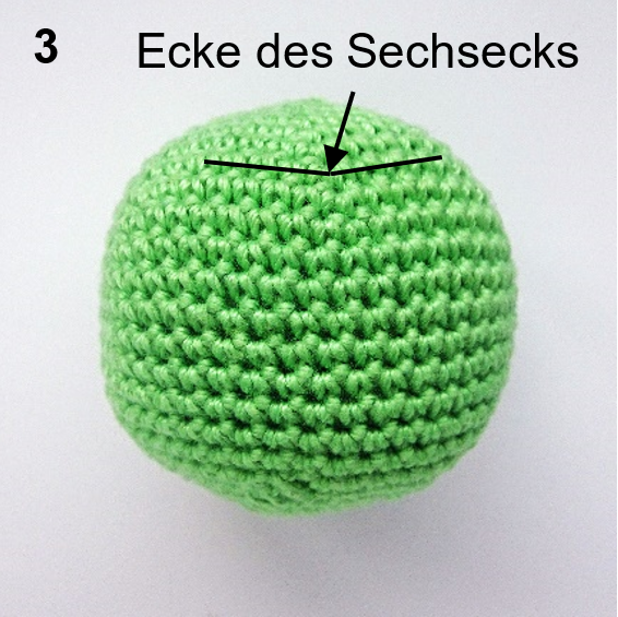 Blog-Inhaltsbild für 'Häkeltechniken und Tipps für Amigurumi  – Runde Kugel in verschiedenen Größen'