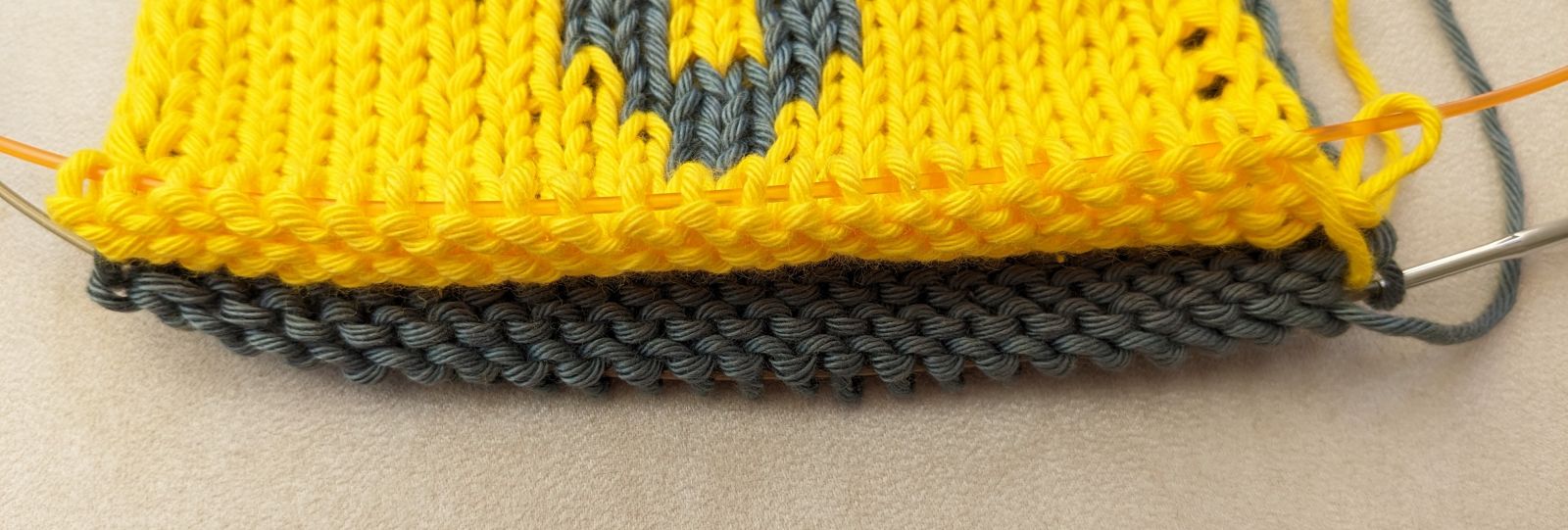 Blog content image for 'Free double knitting pattern for an "A"'