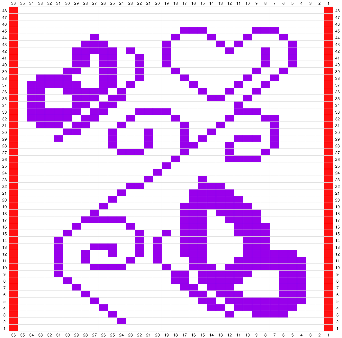 Blog content image for 'Free Knitting Pattern Butterfly Potholder in Double Knitting Technik'