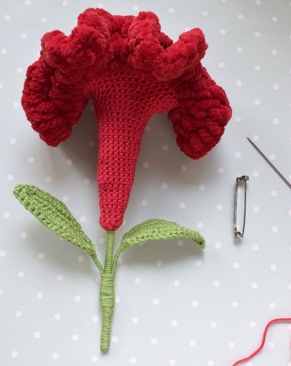 Blog-Inhaltsbild für 'Die Blume von Celosia Brosche'