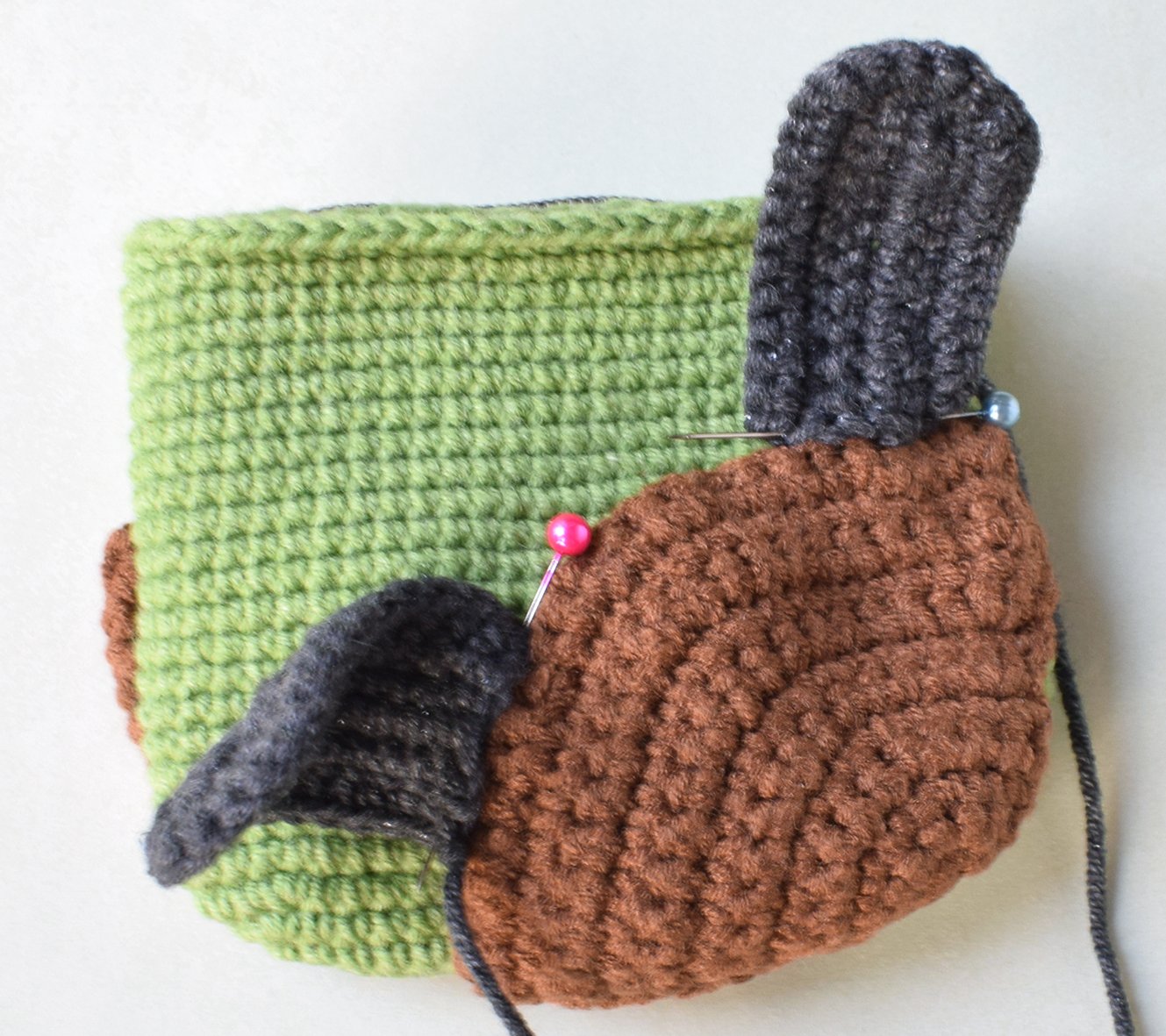 Blog content image for 'Purse « dog ». 2 in 1 - crochet + knitting'