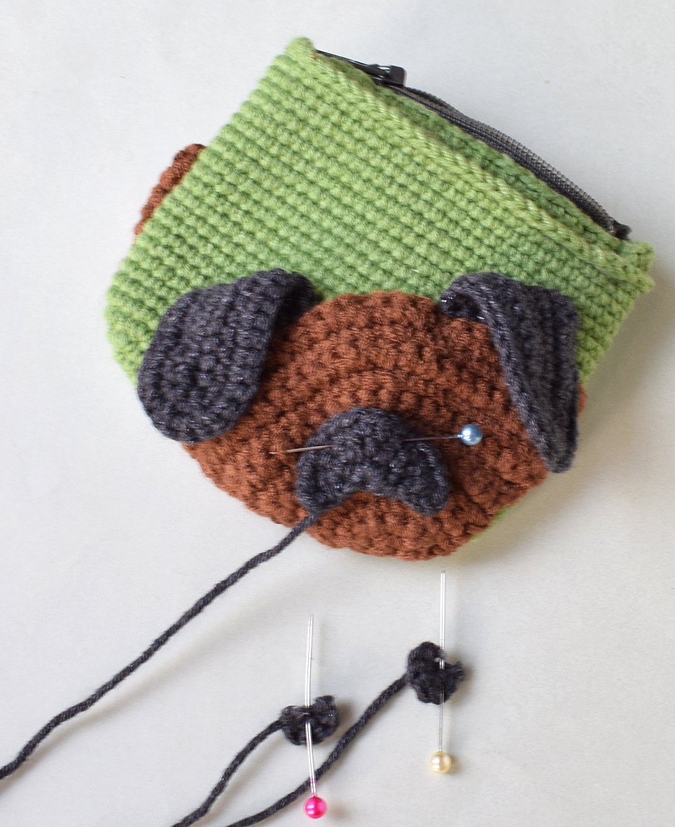 Blog content image for 'Purse « dog ». 2 in 1 - crochet + knitting'