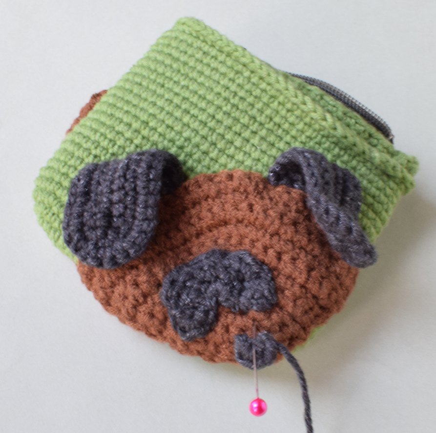 Blog content image for 'Purse « dog ». 2 in 1 - crochet + knitting'