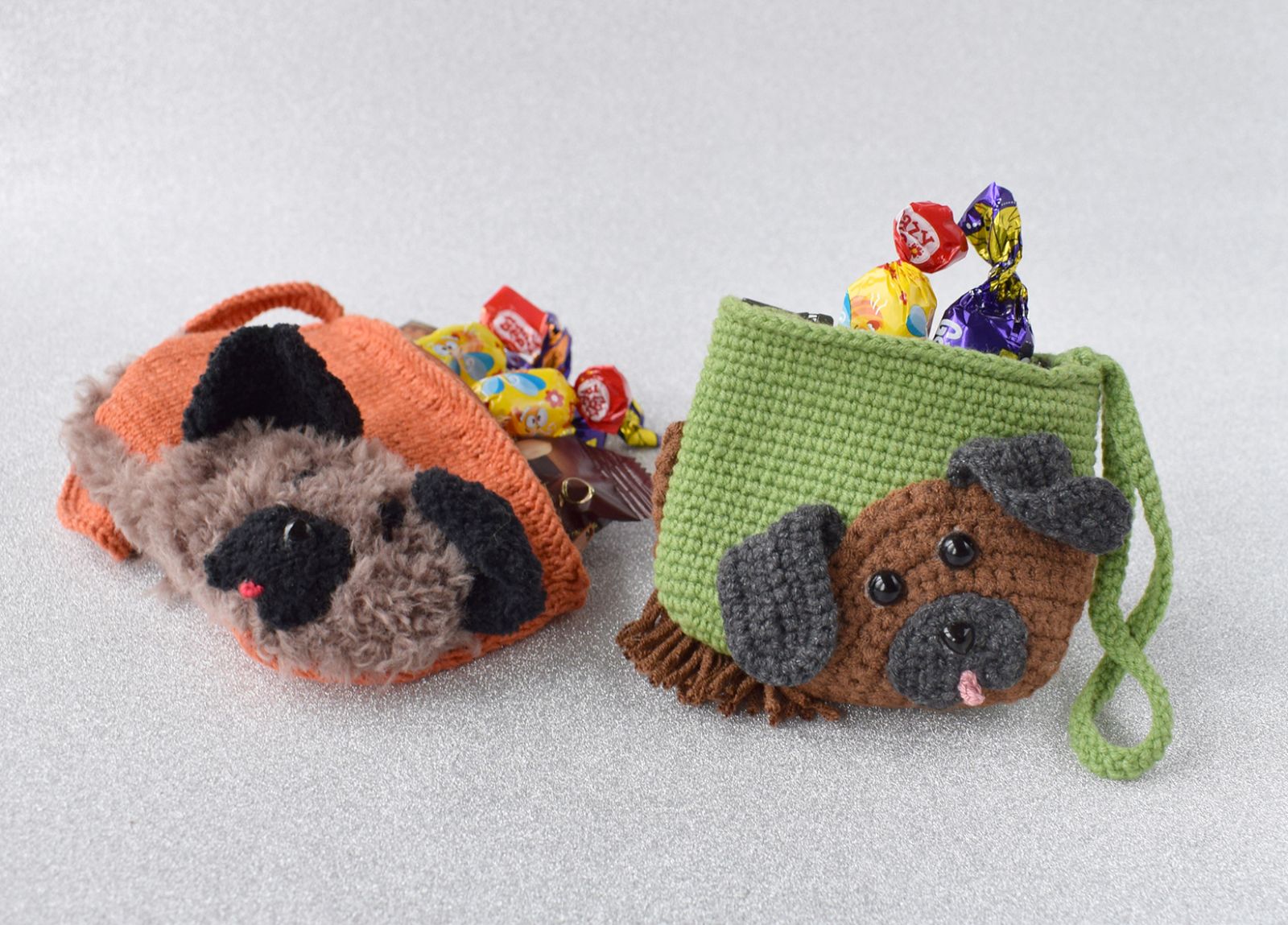 Blog content image for 'Purse « dog ». 2 in 1 - crochet + knitting'