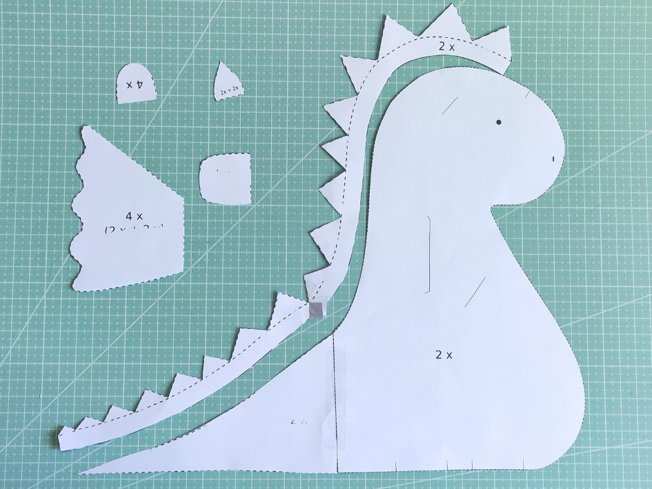 Blog content image for 'Free Pattern and Sewing Tutorial for a Plush Dragon'