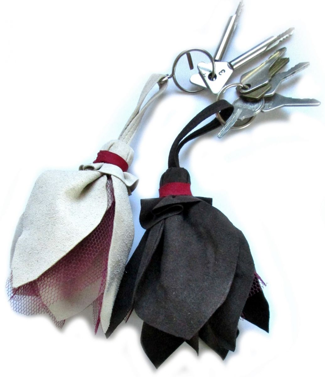 Blog-Inhaltsbild für '&quot;Kleine Fee&quot; Schlüsselanhänger Taschenbaumler aus Leder schnell selbst gemacht'