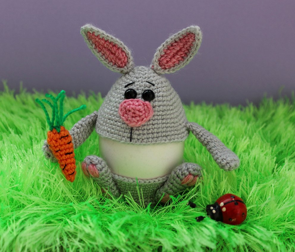 Easter egg decor. Rabbit
