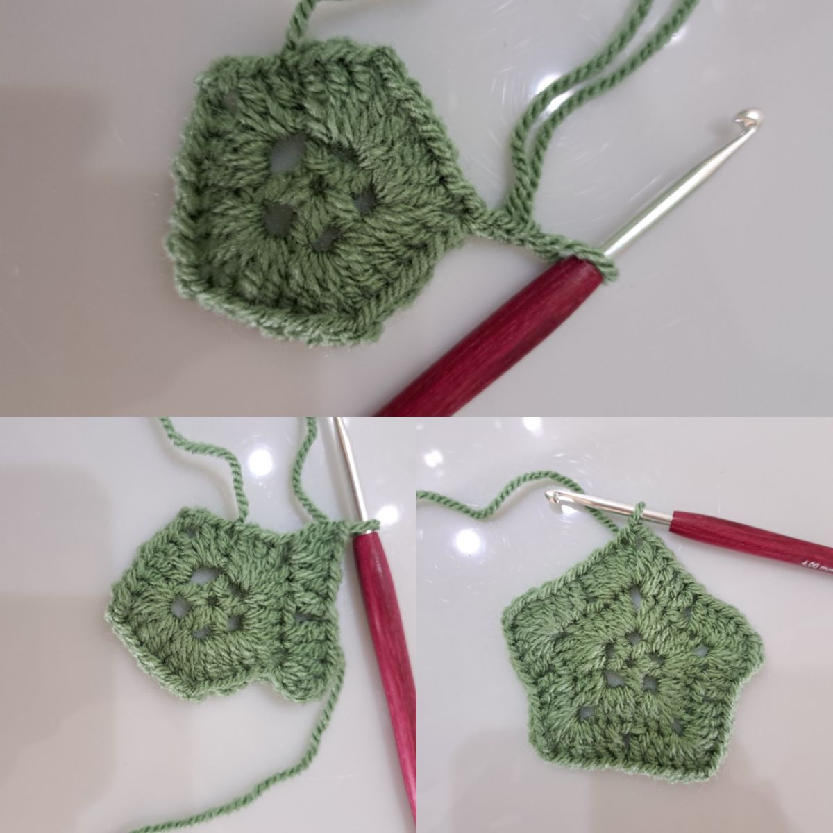 Blog-Inhaltsbild für 'Stylish Star-Shaped Pot Protectors: Free Crochet Pattern in Three Sizes'