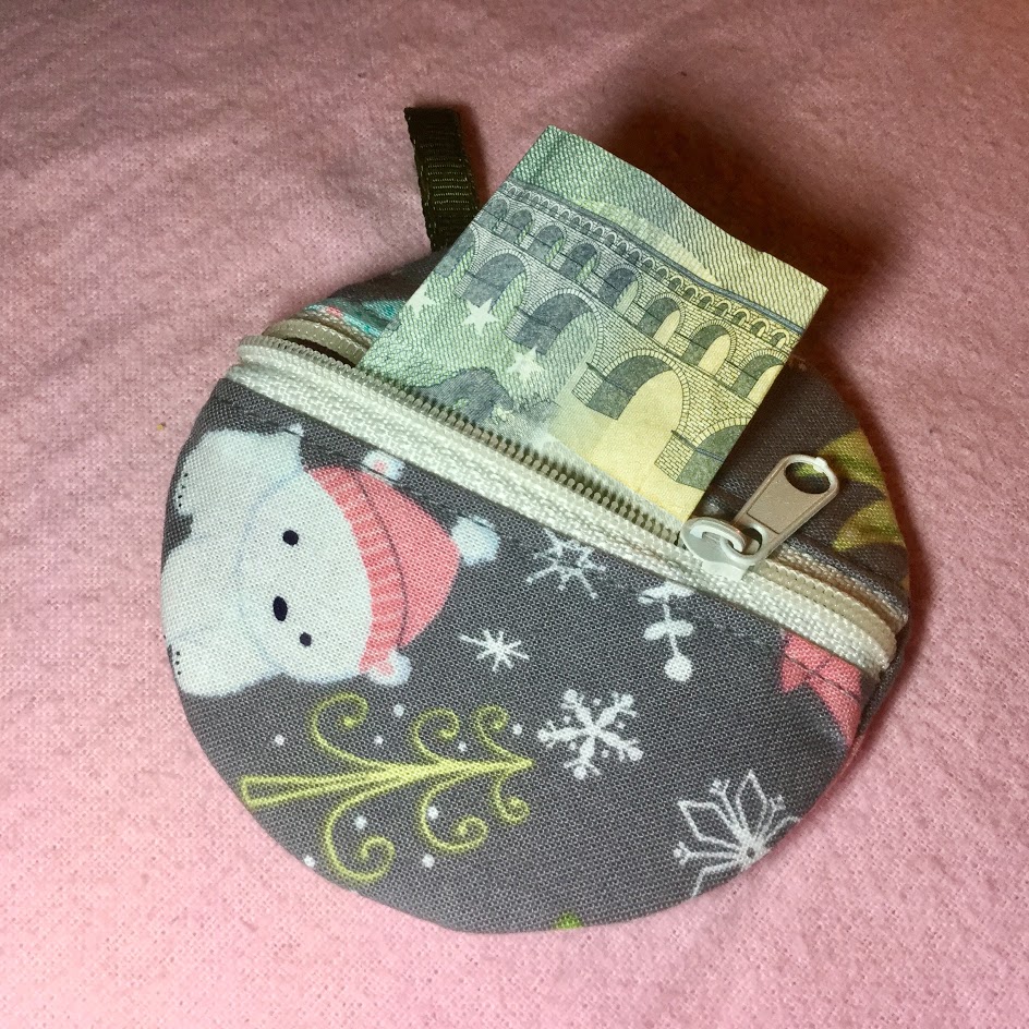 Blog-Inhaltsbild für 'kostenlose Nähanleitung Weihnachskugel für Geldgeschenke'