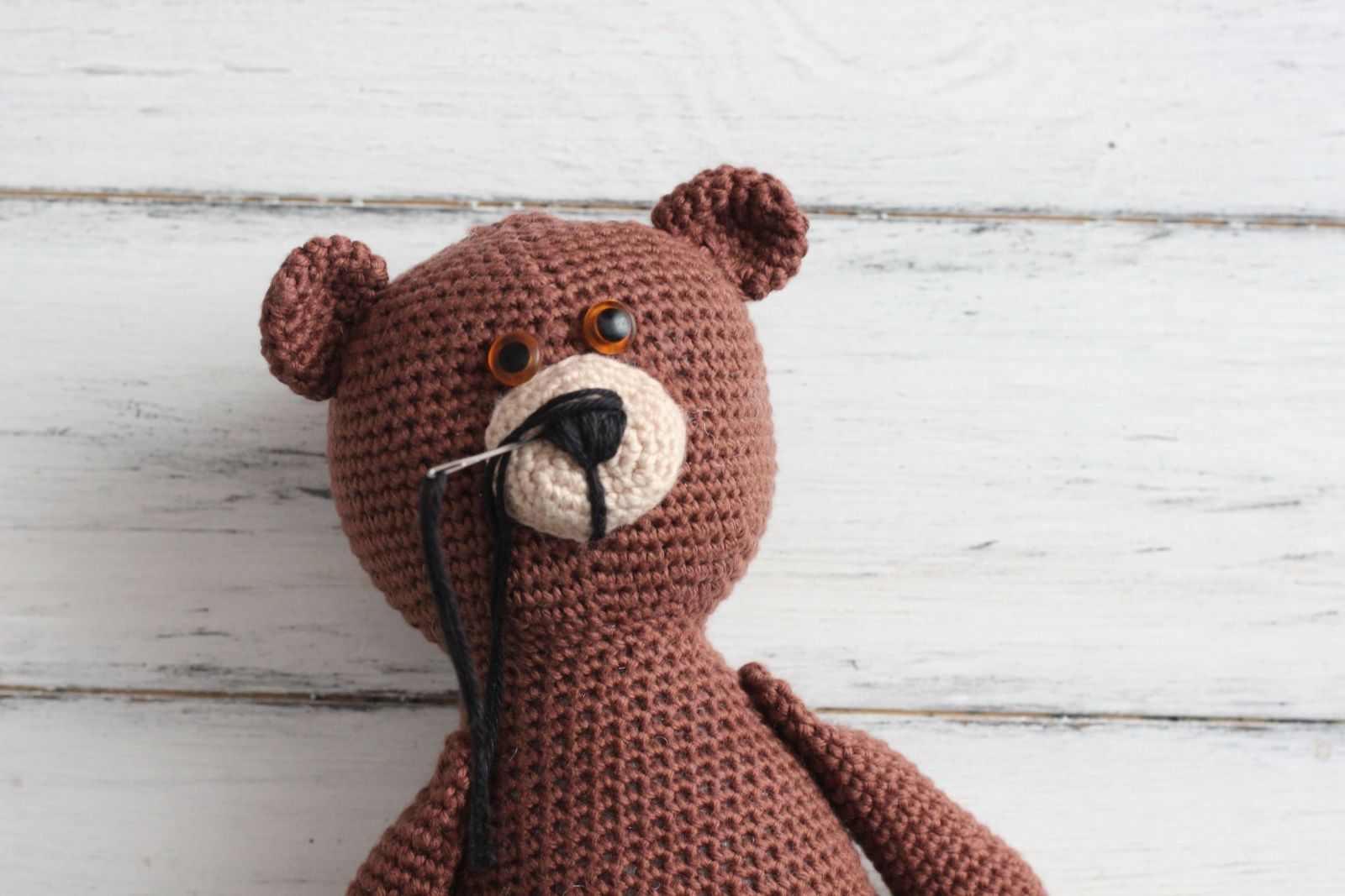 Blog content image for 'Free Crochet Pattern for Christmas Bear'
