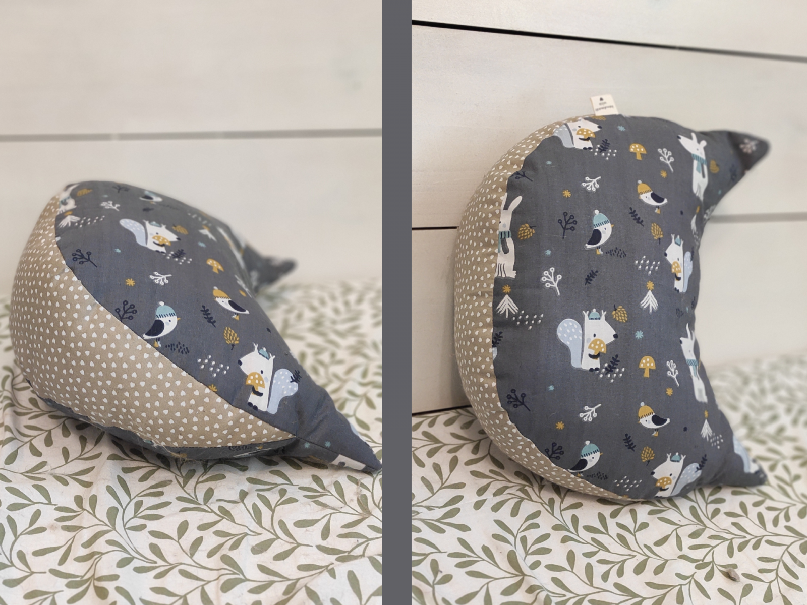 Blog content image for 'Free sewing instructions with pattern for a wedge cushion / pregnancy cushion'