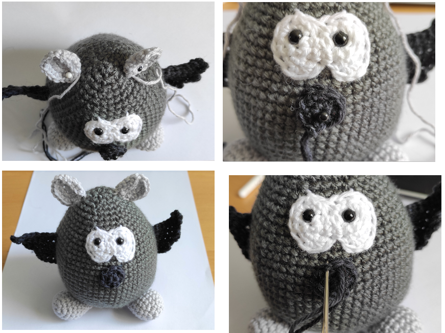 Blog content image for 'Free Crochet Pattern: Bat in Comic Style'