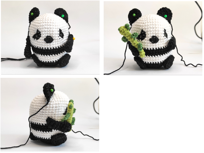 Blog-Inhaltsbild für 'Free Crochet Pattern: Little Giant Panda'