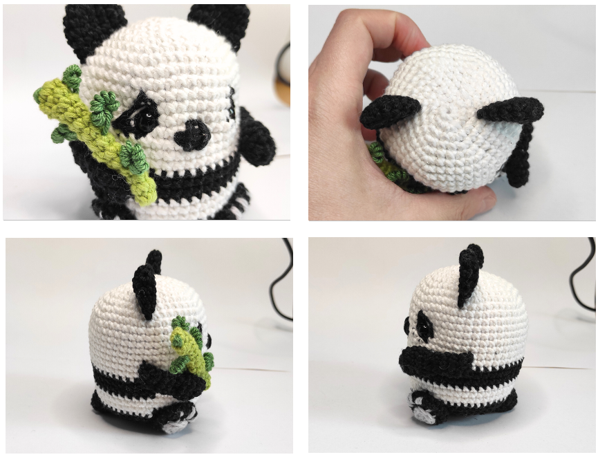 Blog content image for 'Kostenlose Häkelanleitung Kleiner Großer Panda'