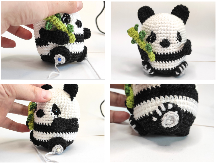 Blog-Inhaltsbild für 'Free Crochet Pattern: Little Giant Panda'