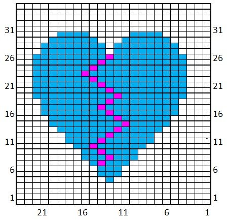 Blog content image for 'Love... or not? - Free double knitting pattern for a coaster / cleaning pad'