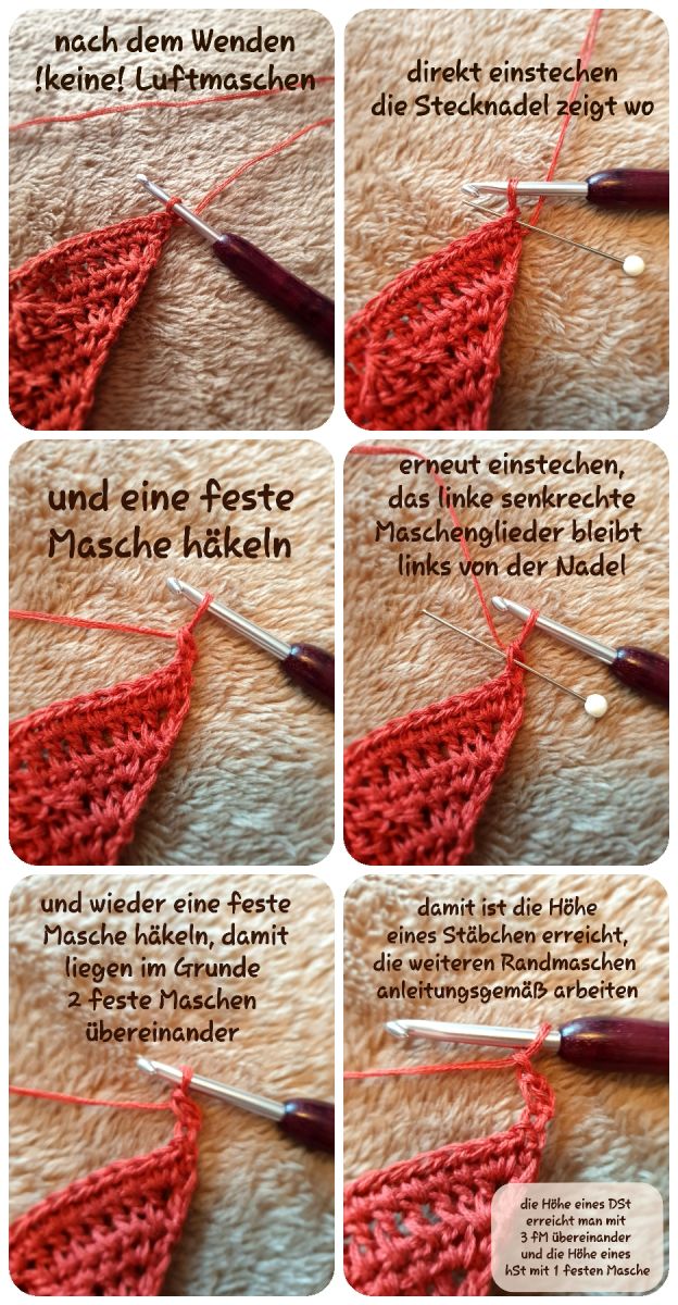 Blog content image for 'kostenlose Häkelanleitung Stephanies Wunschtuch – flaches Dreieckstuch mit schönem Struktur-Muster'