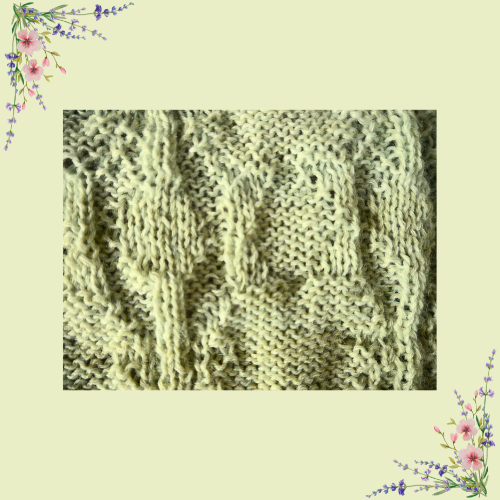 Blog content image for 'free knitting pattern for triangular shawl Kosei'